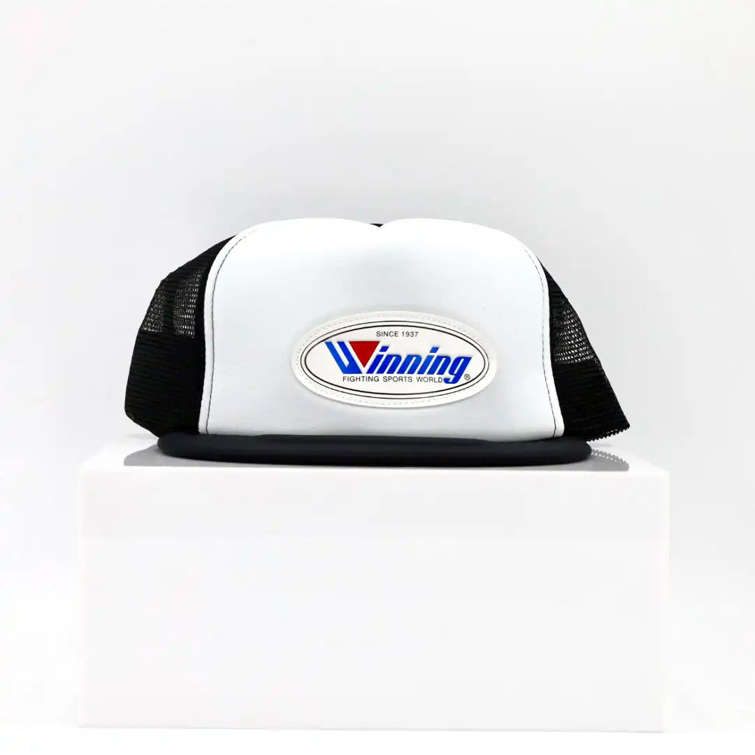 Winning CP-1 mesh cap in black and white