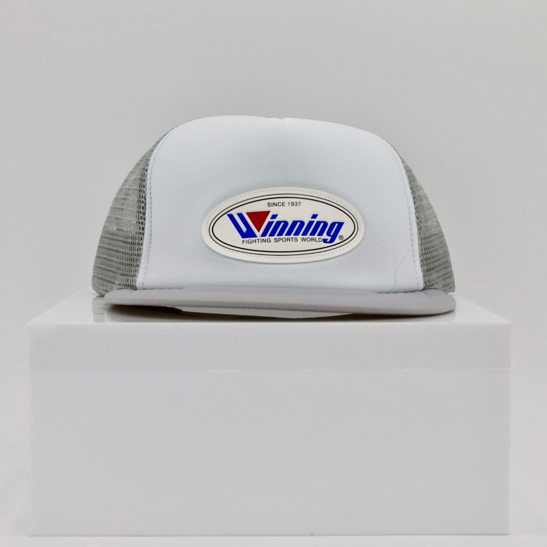 Winning CP-1 mesh cap in grey and white